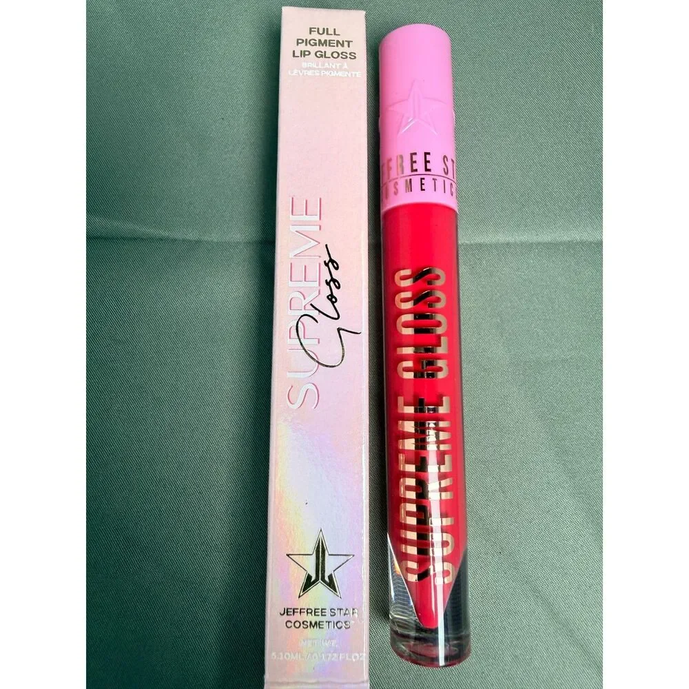 NIB Jeffree Star Supreme Gloss Full Pigment Lip Gloss in Watermelon Soda
